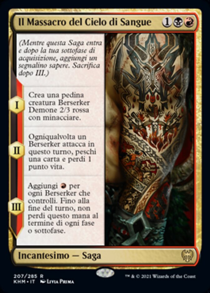 Il Massacro del Cielo di Sangue