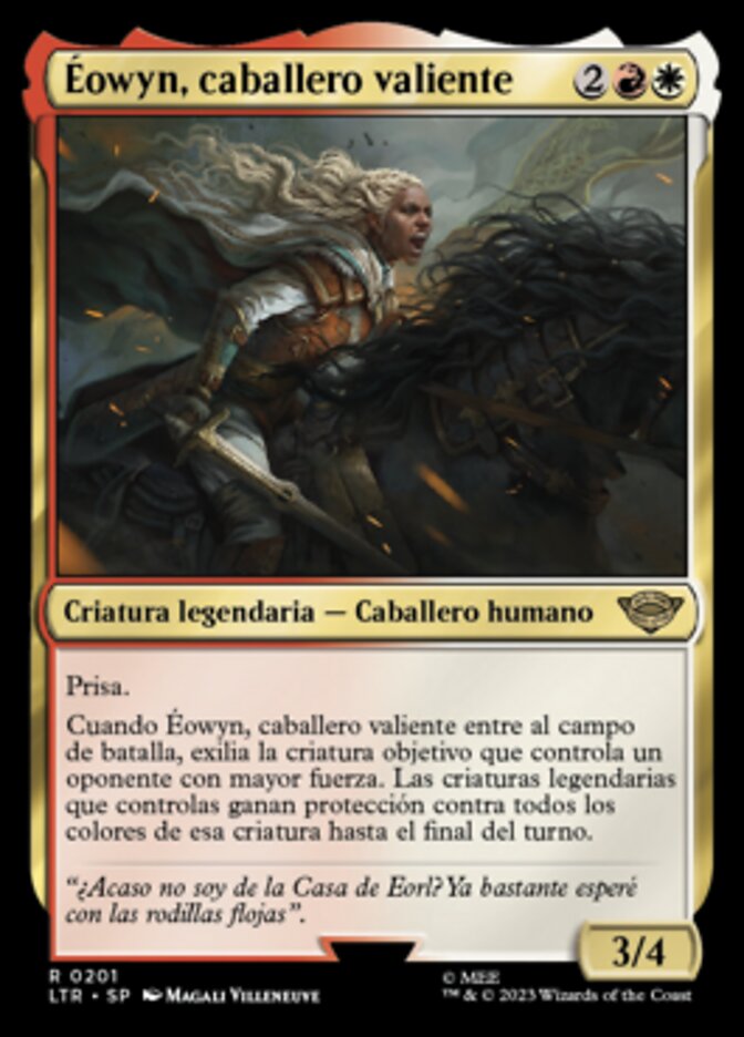 Éowyn, caballero valiente