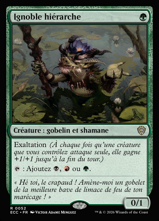 Ignoble hiérarche