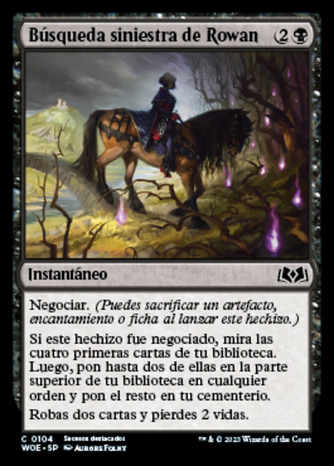 Búsqueda siniestra de Rowan