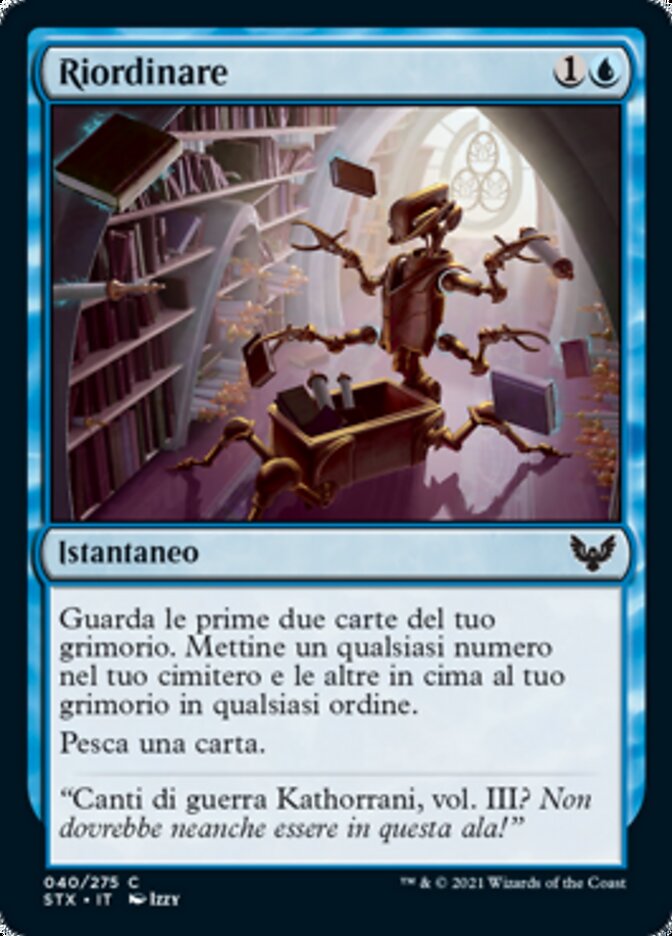 Riordinare
