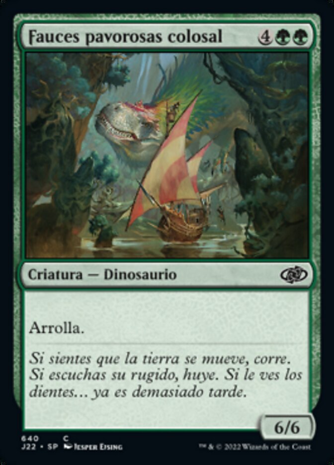 Fauces pavorosas colosal