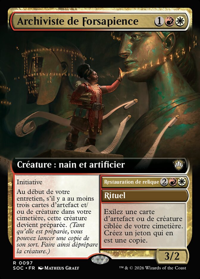 Lorehold Archivist // Restore Relic