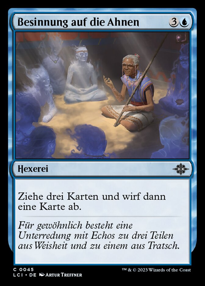 Besinnung auf die Ahnen