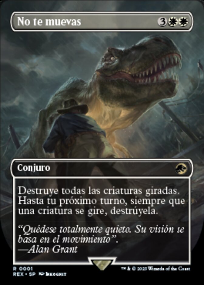 No te muevas