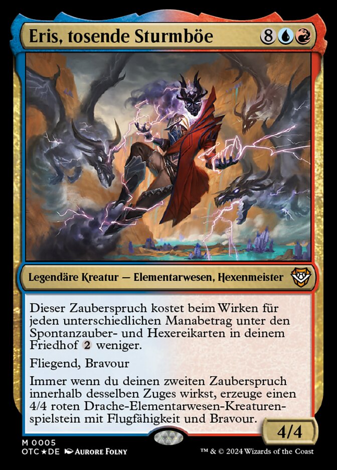 Eris, tosende Sturmböe