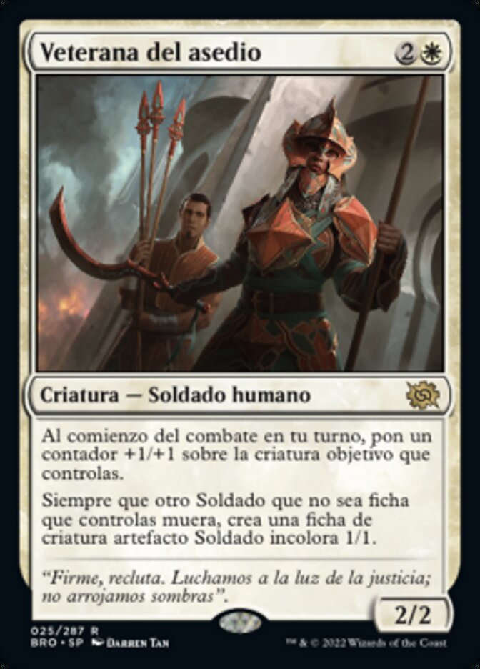 Veterana del asedio