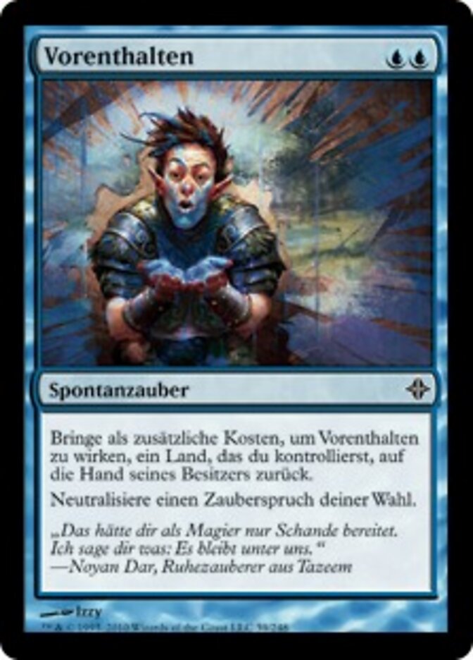 Vorenthalten