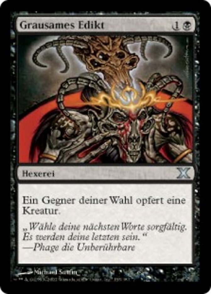 Grausames Edikt