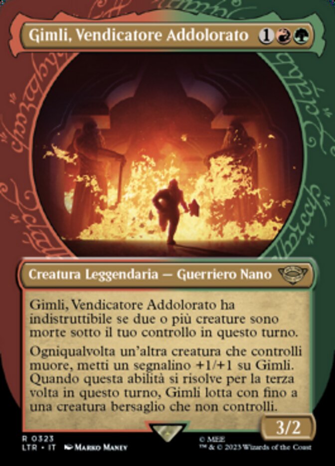 Gimli, Vendicatore Addolorato