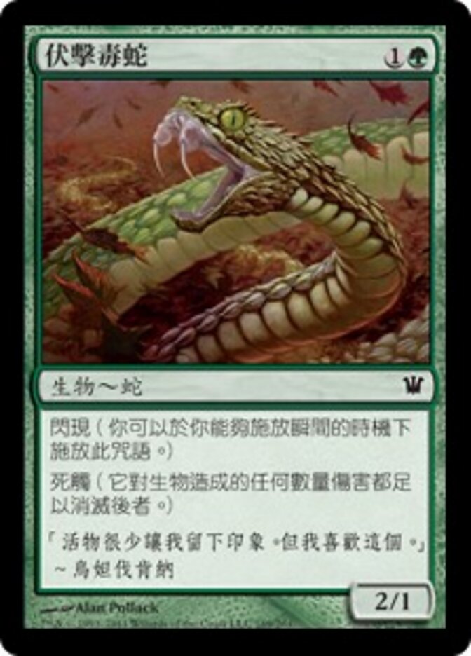 伏擊毒蛇