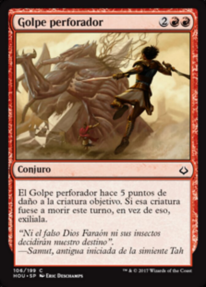 Golpe perforador