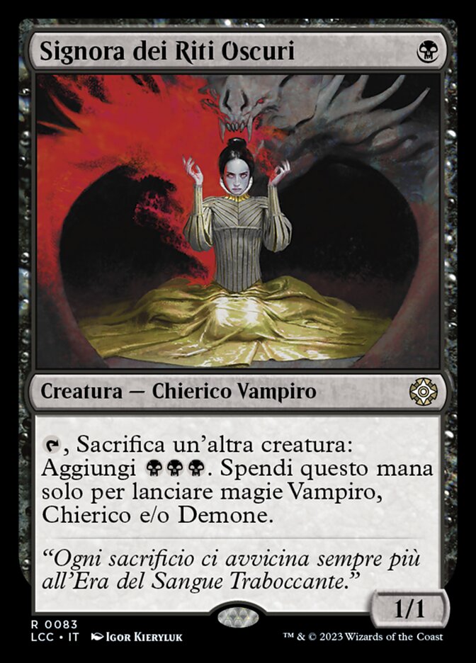 Signora dei Riti Oscuri