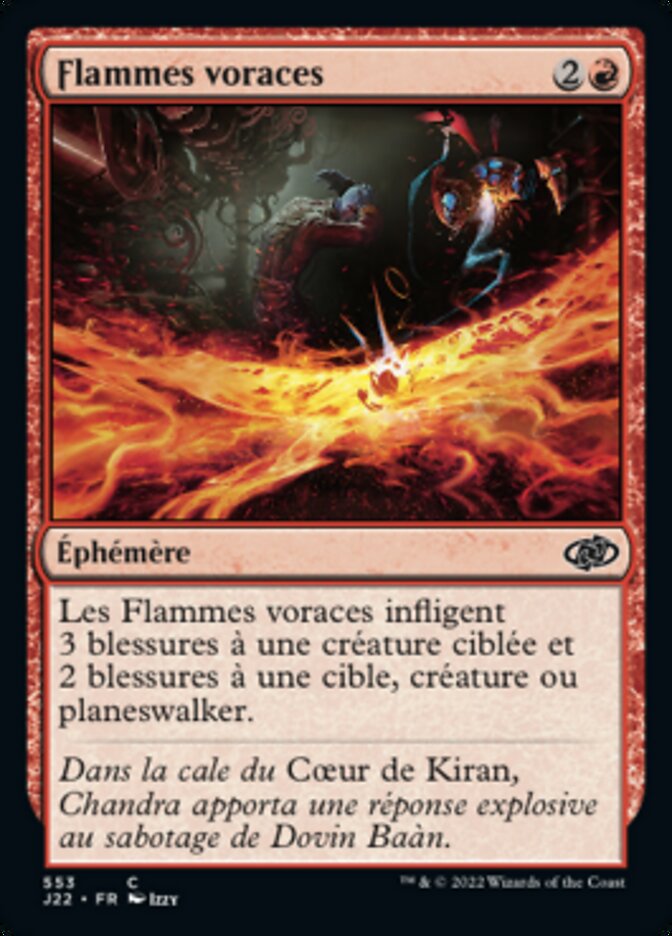 Flammes voraces
