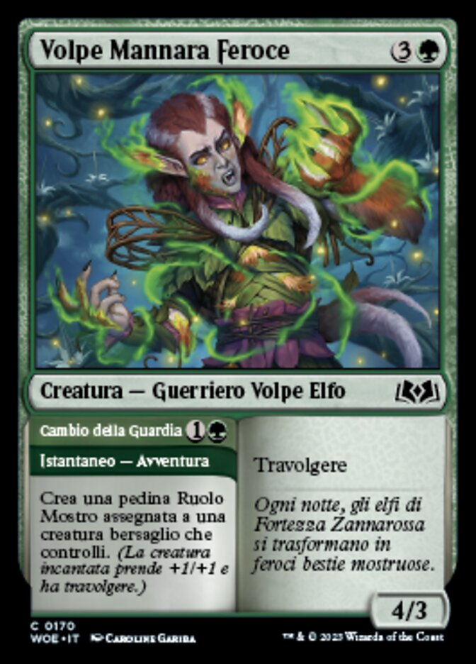 Ferocious Werefox // Guard Change