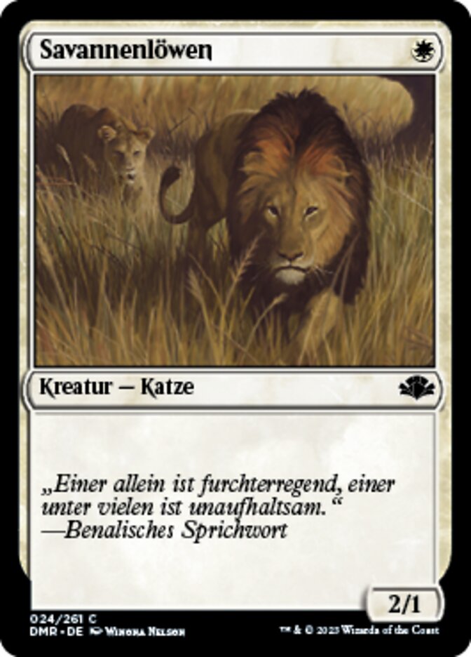 Savannenlöwen