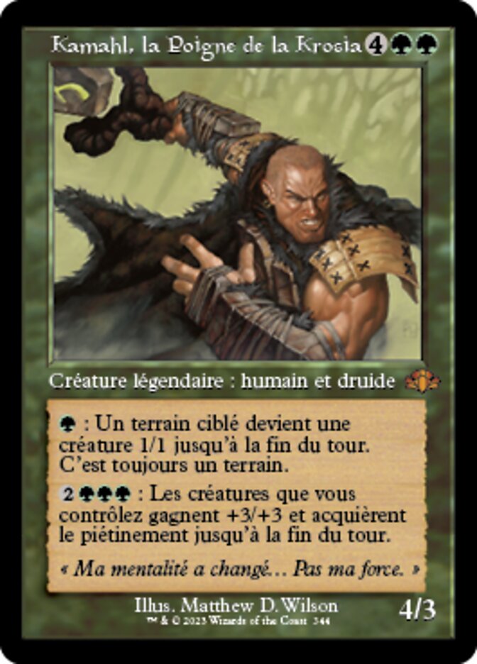 Kamahl, la Poigne de la Krosia