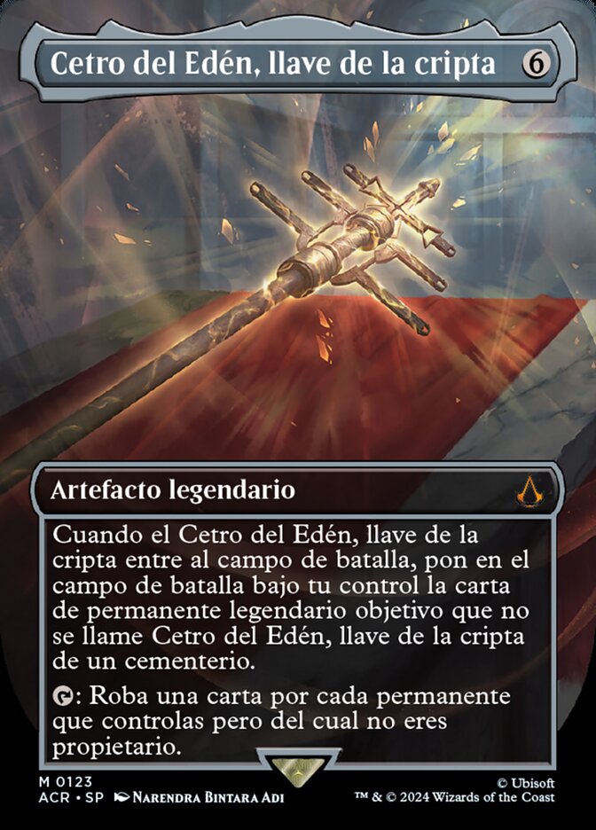 Cetro del Edén, llave de la cripta