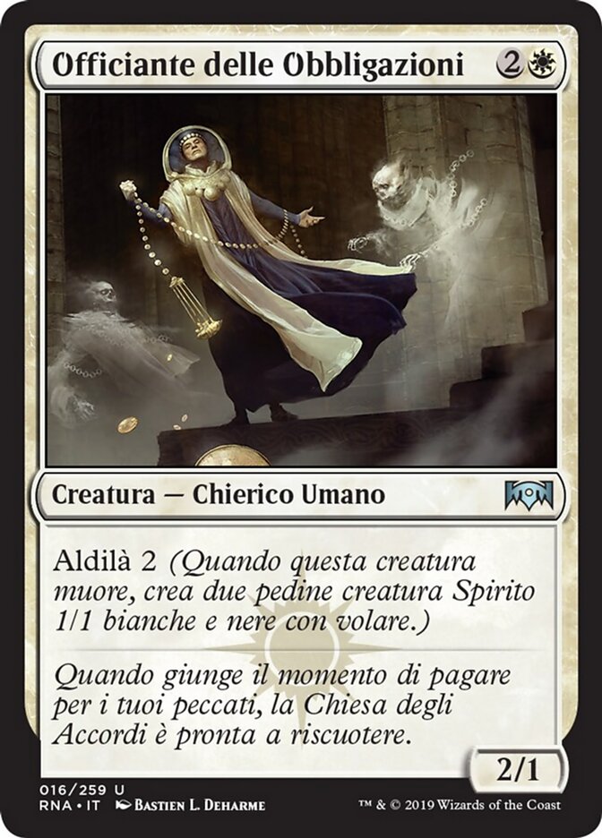 Officiante delle Obbligazioni