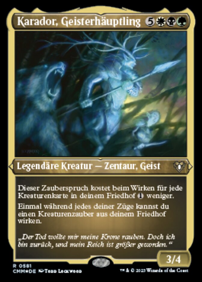 Karador, Geisterhäuptling