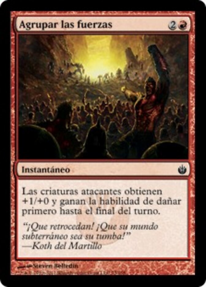 Agrupar las fuerzas