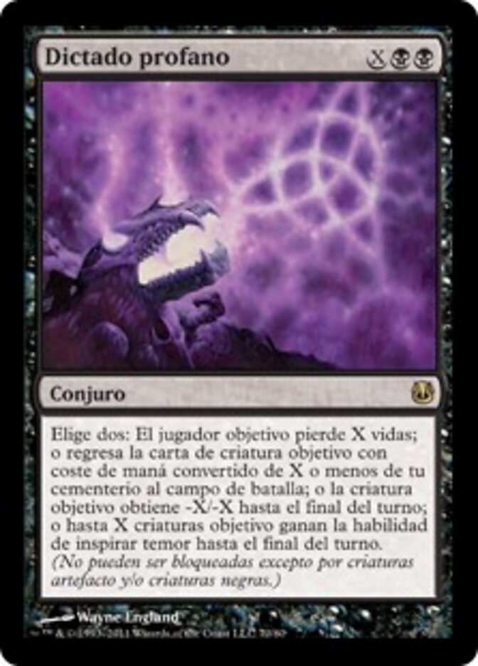 Dictado profano