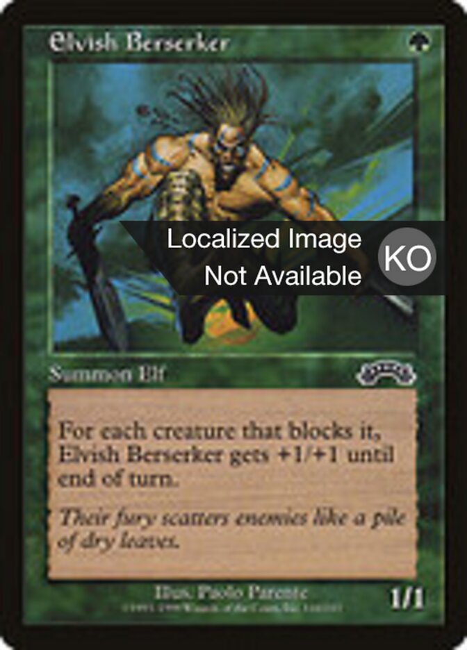 Elvish Berserker