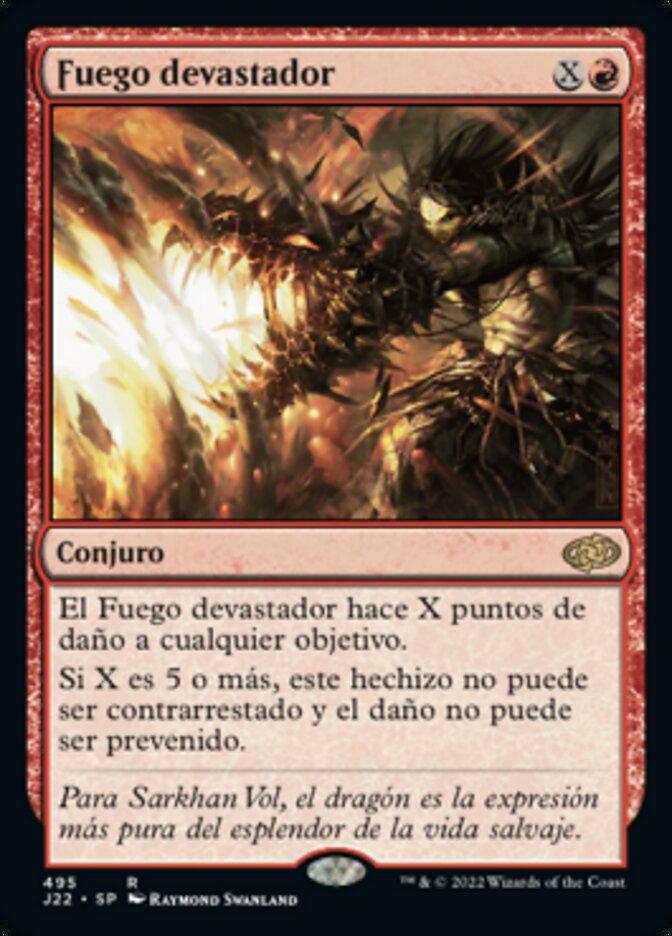 Fuego devastador
