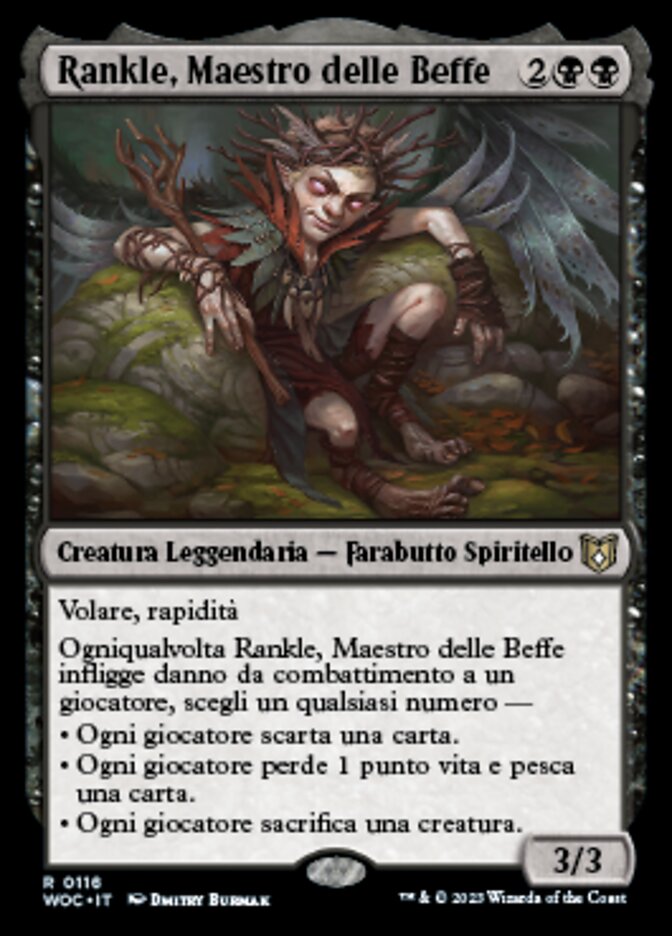 Rankle, Maestro delle Beffe