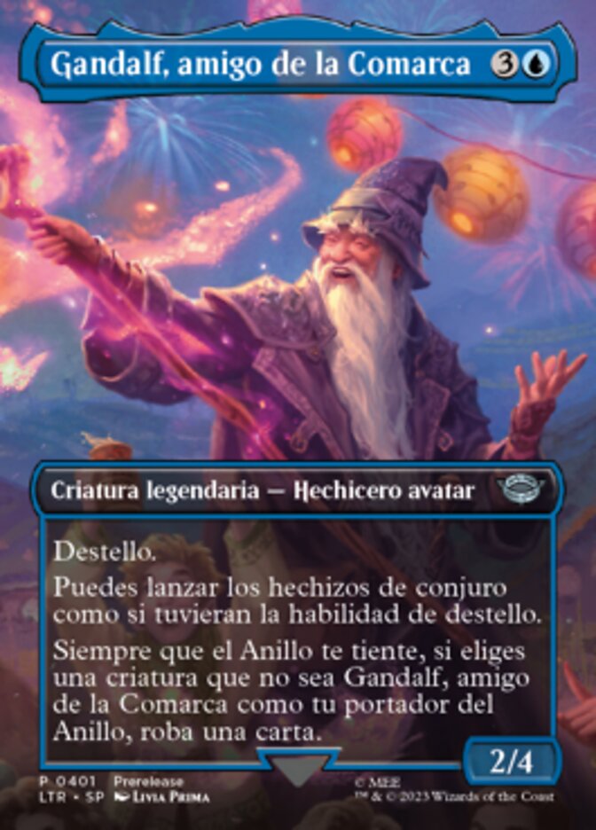 Gandalf, amigo de la Comarca