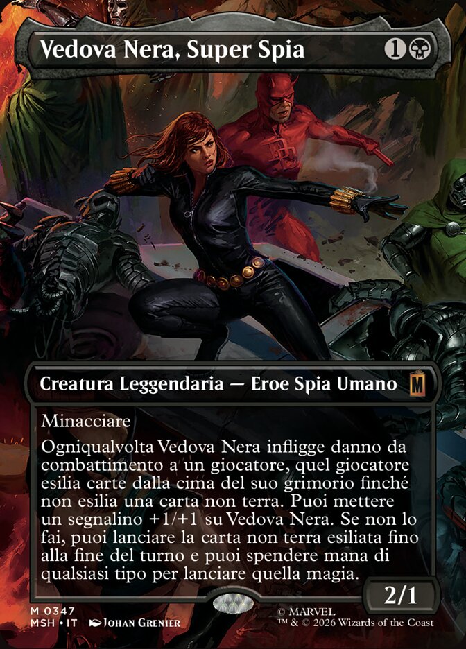 Vedova Nera, Super Spia