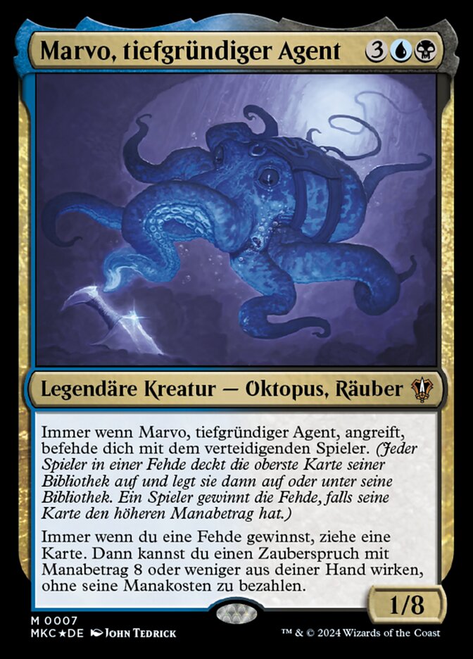 Marvo, tiefgründiger Agent