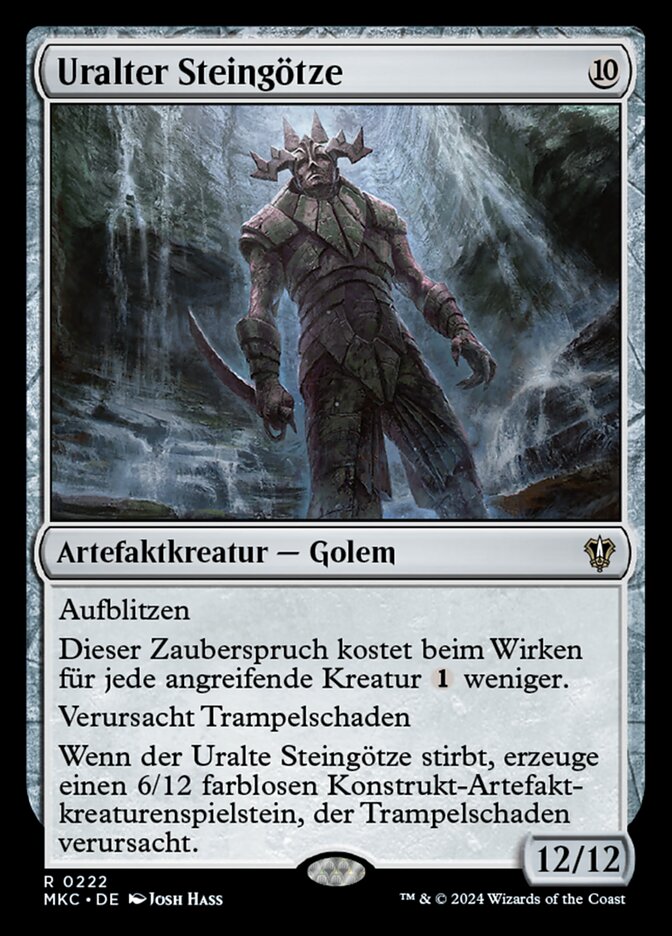 Uralter Steingötze