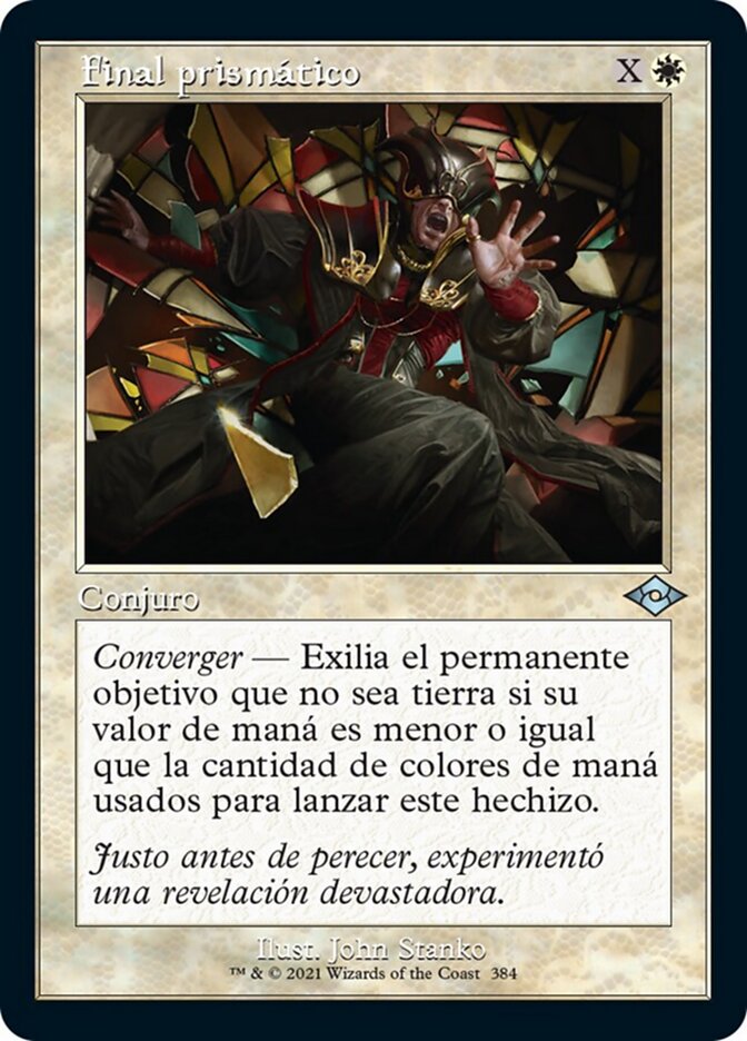Final prismático