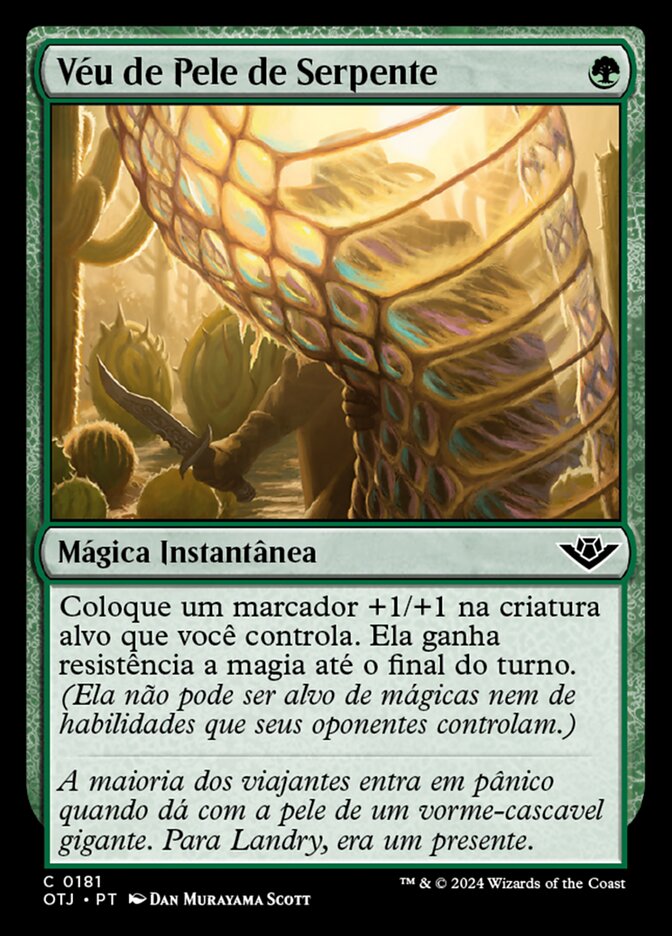 Véu de Pele de Serpente