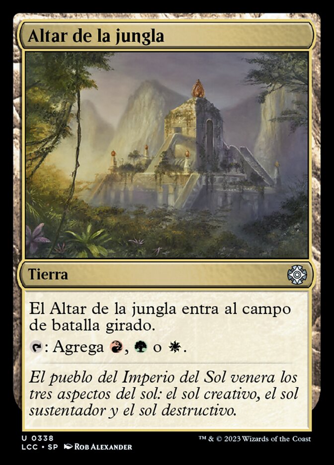 Altar de la jungla
