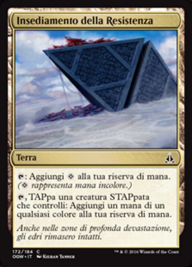 Insediamento della Resistenza