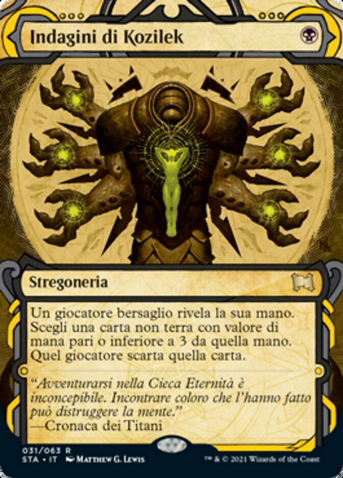 Indagini di Kozilek