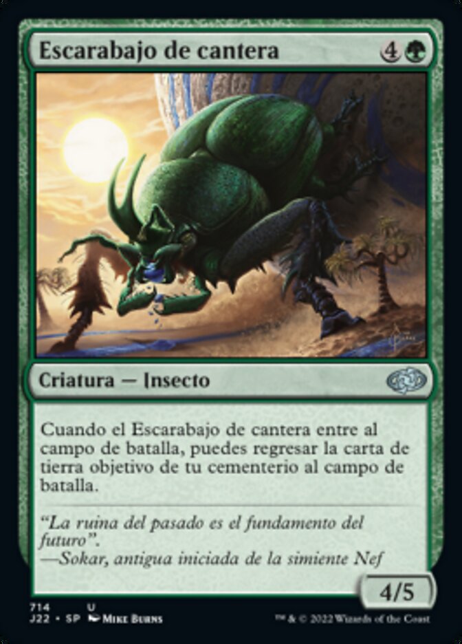 Escarabajo de cantera