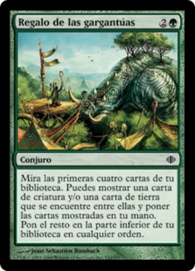 Regalo de las gargantúas