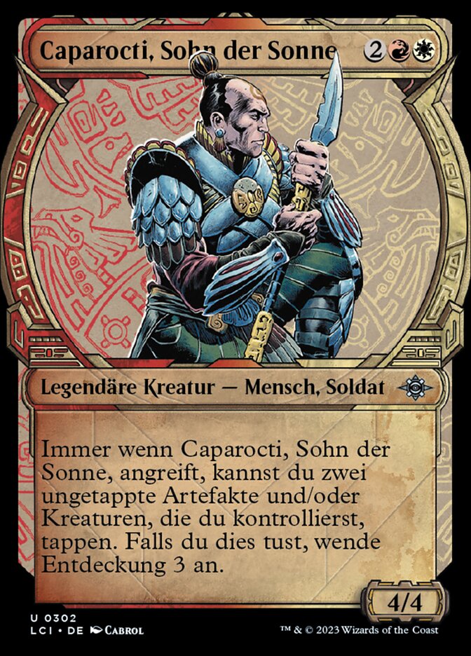 Caparocti, Sohn der Sonne