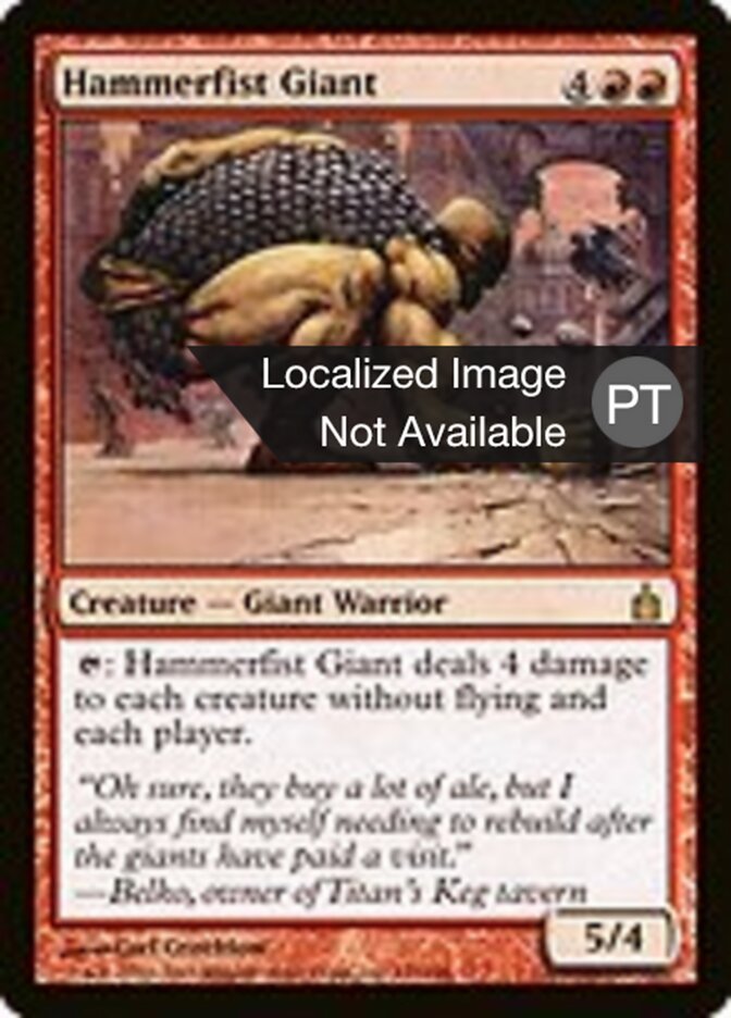 Gigante Punho de Martelo