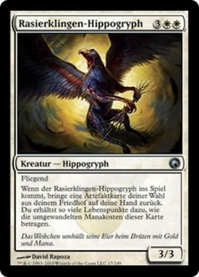 Rasierklingen-Hippogryph