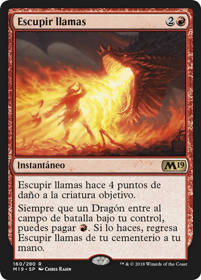 Escupir llamas