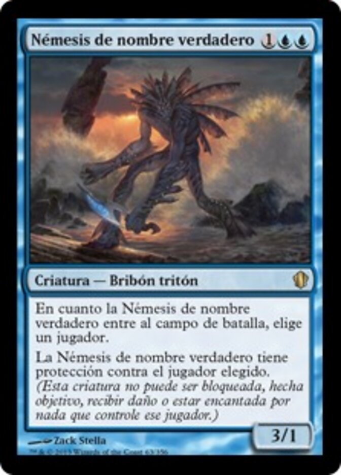 Némesis de nombre verdadero
