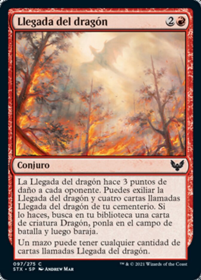 Llegada del dragón