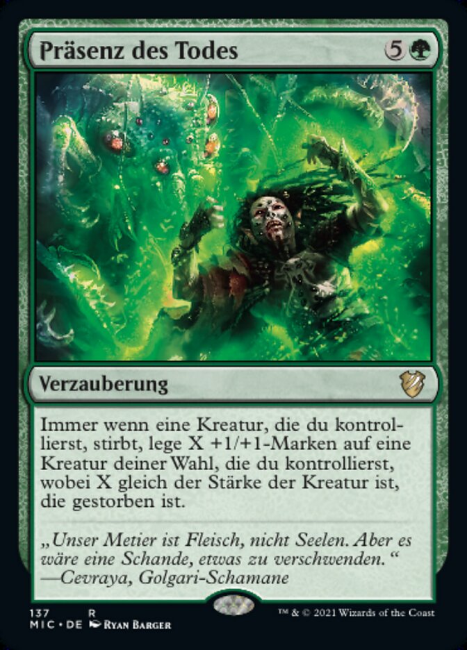 Präsenz des Todes