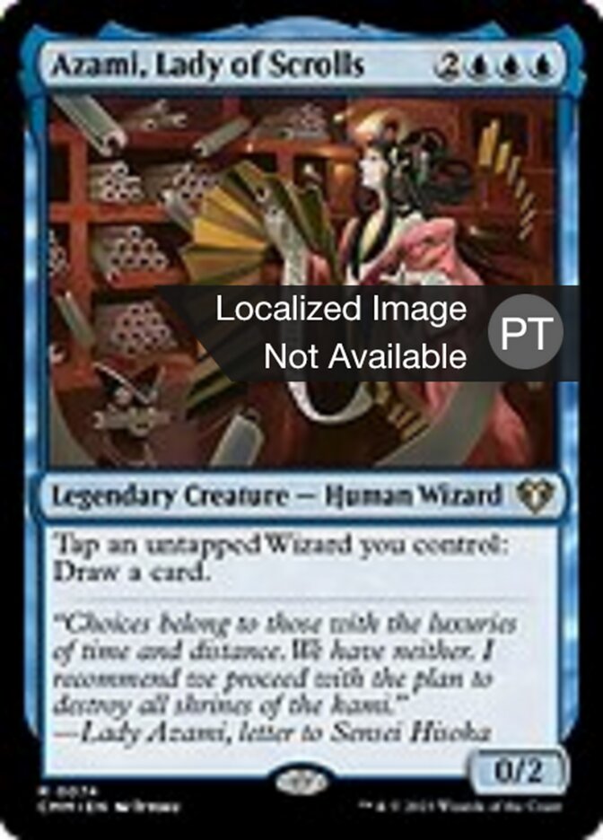 Azami, Dama dos Pergaminhos