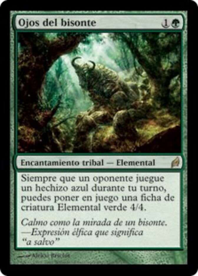 Ojos del bisonte