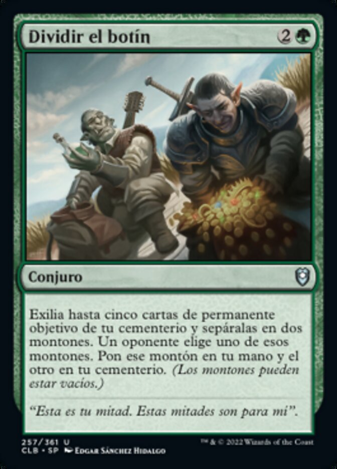 Dividir el botín